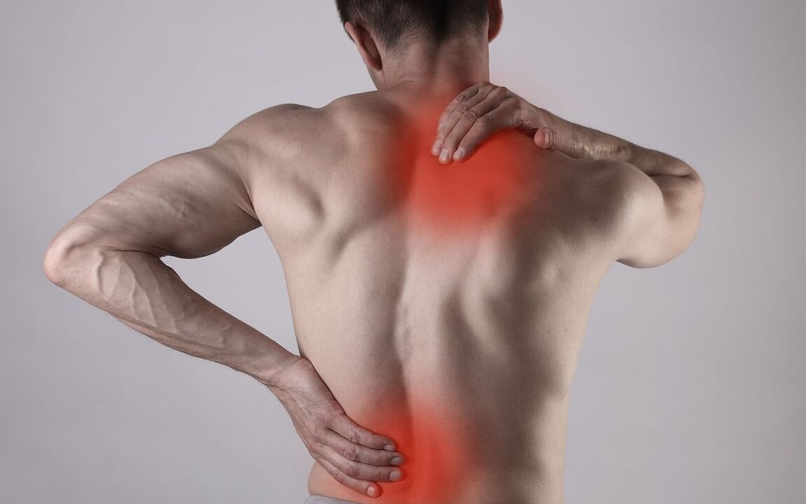 Біль у спині – ознака захворювань кістково-м'язової системи