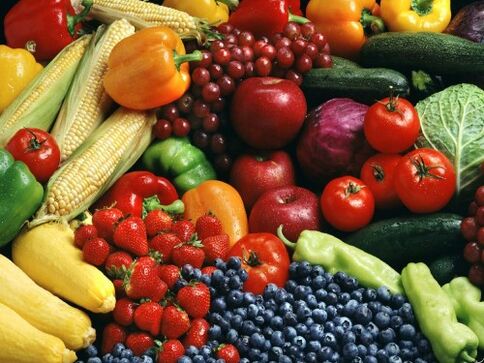 овочі та фрукти при остеохондрозі хребта